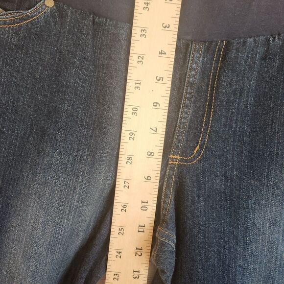 Liz Lange womans maternity size 10 stretch cotton blend denim jeans - Picture 5 of 9